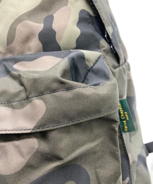 Herve Chapelier（エルベシャプリエ）Herve Chapelier (エルベシャプリエ) ナイロンカモフラミニリュック グリーンの古着・服飾アイテム