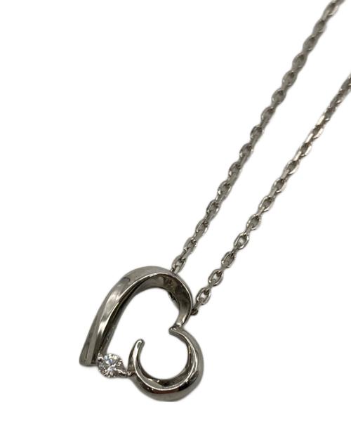 STAR JEWELRY（スタージュエリー）STAR JEWELRY (スタージュエリー) ダイヤハートネックレス シルバーの古着・服飾アイテム
