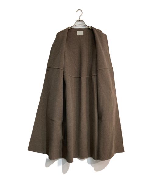 IENA（イエナ）IENA (イエナ) ノンミュールジングウールリバーコート ブラウン サイズ:S (36）の古着・服飾アイテム