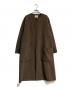 IENA（イエナ）の古着「ノンミュールジングウールリバーコート」｜ブラウン