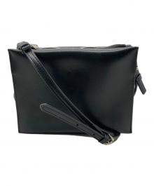 YAHKI（ヤーキ）の古着「床革ショルダーバッグ」｜ブラック