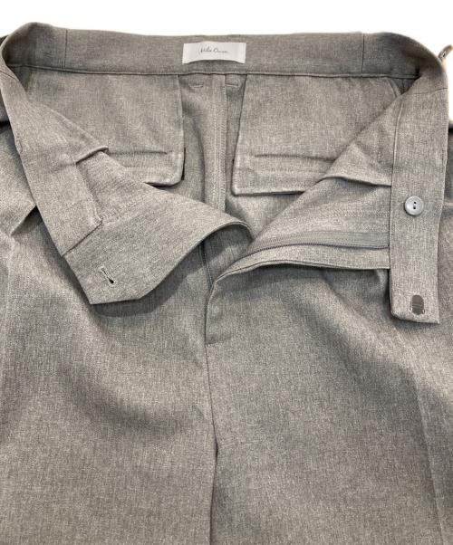 Mila Owen（ミラオーウェン）Mila Owen (ミラオーウェン) ウエストベルトタックワイドパンツ グレー サイズ:1の古着・服飾アイテム