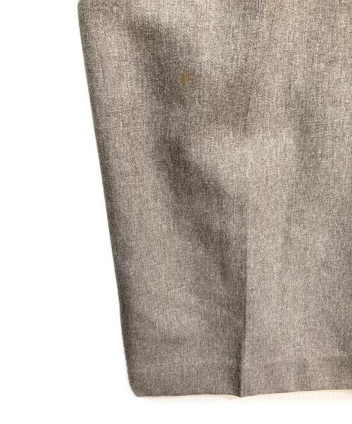 Mila Owen（ミラオーウェン）Mila Owen (ミラオーウェン) ウエストベルトタックワイドパンツ グレー サイズ:1の古着・服飾アイテム