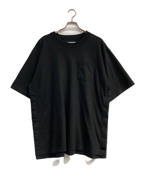 sacai（サカイ）sacai (サカイ) Cotton Jersey T Shirt ブラック サイズ:4の古着・服飾アイテム