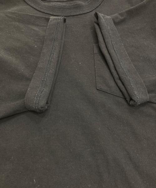 sacai（サカイ）sacai (サカイ) Cotton Jersey T Shirt ブラック サイズ:4の古着・服飾アイテム