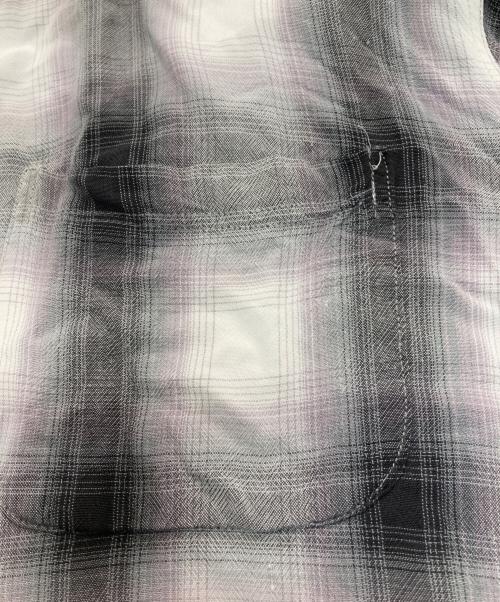 TOWN CRAFT（タウンクラフト）TOWN CRAFT (タウンクラフト) オンブレチェックシャツ グレー サイズ:-の古着・服飾アイテム