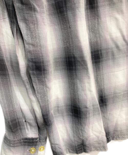 TOWN CRAFT（タウンクラフト）TOWN CRAFT (タウンクラフト) オンブレチェックシャツ グレー サイズ:-の古着・服飾アイテム