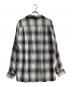 TOWN CRAFT (タウンクラフト) オンブレチェックシャツ グレー サイズ:-：90000円