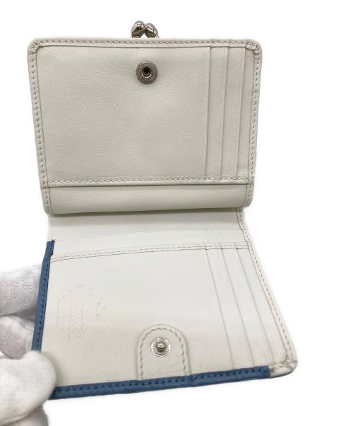 Vivienne Westwood（ヴィヴィアンウエストウッド）Vivienne Westwood (ヴィヴィアンウエストウッド) 2つ折り財布 ブルーの古着・服飾アイテム