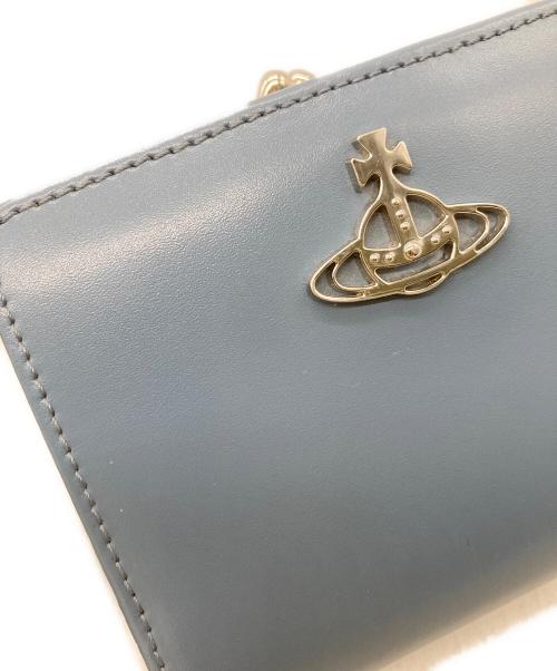 Vivienne Westwood（ヴィヴィアンウエストウッド）Vivienne Westwood (ヴィヴィアンウエストウッド) 2つ折り財布 ブルーの古着・服飾アイテム
