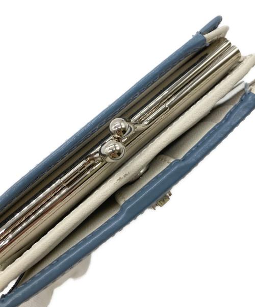 Vivienne Westwood（ヴィヴィアンウエストウッド）Vivienne Westwood (ヴィヴィアンウエストウッド) 2つ折り財布 ブルーの古着・服飾アイテム