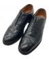 Allen Edmonds（アレン エドモンズ）の古着「パンチドキャップトゥ ドレスシューズ」｜ブラック