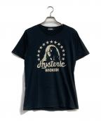 Hysteric Glamourヒステリックグラマー）の古着「プリントTシャツ」｜ブラック