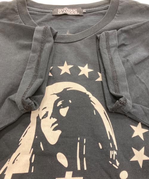 Hysteric Glamour（ヒステリックグラマー）Hysteric Glamour (ヒステリックグラマー) プリントTシャツ ブラック サイズ:Sの古着・服飾アイテム