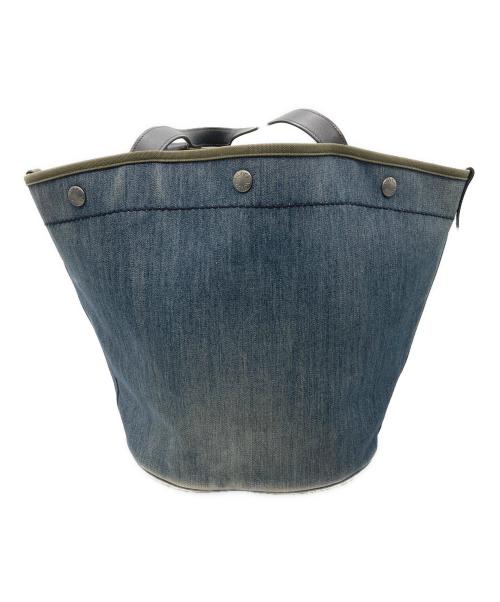 PRADA（プラダ）PRADA (プラダ) バケツデニム2WAYバッグ インディゴの古着・服飾アイテム