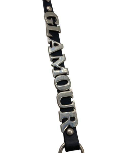 Hysteric Glamour（ヒステリックグラマー）Hysteric Glamour (ヒステリックグラマー) ロゴベルト ブラック×シルバーの古着・服飾アイテム