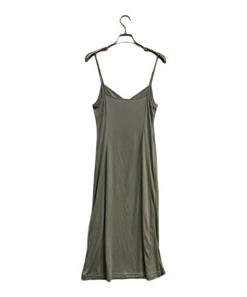COCODEAL（ココディール）COCODEAL (ココディール) 線画フラワーフリルプリーツワンピース グリーン サイズ:1の古着・服飾アイテム