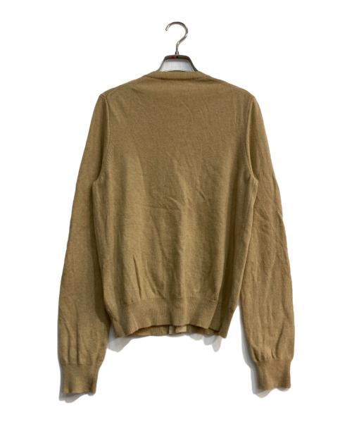 PLAY COMME des GARCONS（プレイコムデギャルソン）PLAY COMME des GARCONS (プレイコムデギャルソン) ハートワッペンカーディガン ベージュ サイズ:Ｍの古着・服飾アイテム