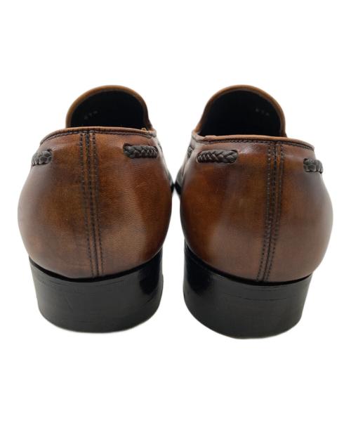 三陽山長（サンヨウヤマチョウ）三陽山長 (サンヨウヤマチョウ) タッセルローファー ブラウン サイズ: 6 1/2の古着・服飾アイテム