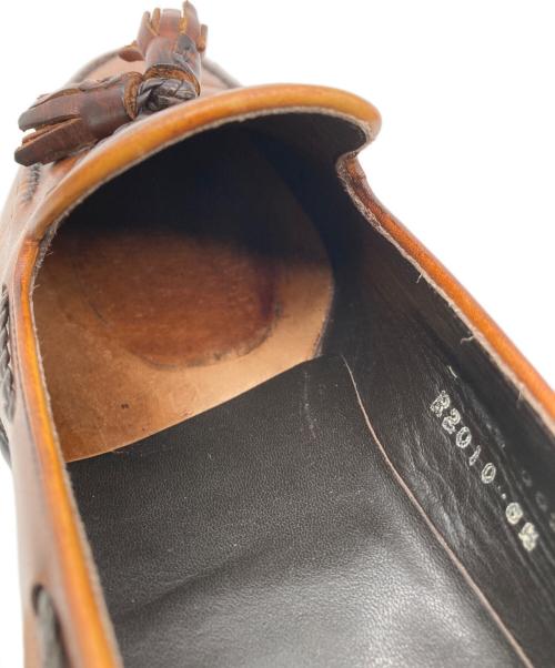 三陽山長（サンヨウヤマチョウ）三陽山長 (サンヨウヤマチョウ) タッセルローファー ブラウン サイズ: 6 1/2の古着・服飾アイテム