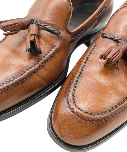 三陽山長（サンヨウヤマチョウ）三陽山長 (サンヨウヤマチョウ) タッセルローファー ブラウン サイズ: 6 1/2の古着・服飾アイテム