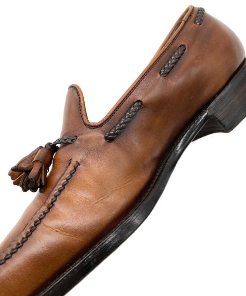 三陽山長（サンヨウヤマチョウ）三陽山長 (サンヨウヤマチョウ) タッセルローファー ブラウン サイズ: 6 1/2の古着・服飾アイテム