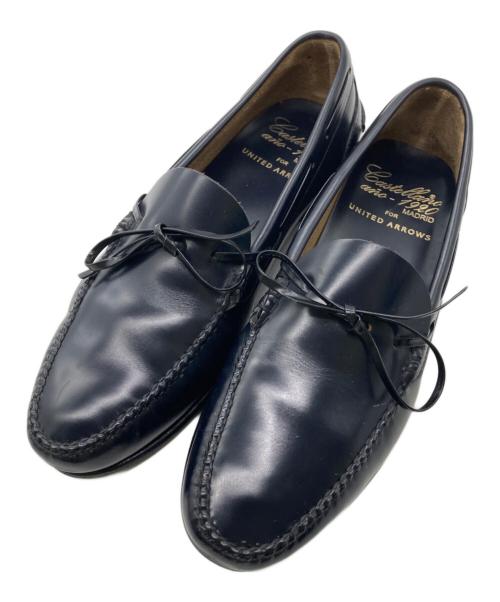 castellano（カステラーノ）CASTELLANO (カステラーノ) UNITED ARROWS (ユナイテッドアローズ) リボンタッセルローファー ネイビー サイズ:41の古着・服飾アイテム