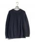BATONER（バトナ―）の古着「SIGNATURE CREW NECK　BN-21FM-023」｜ネイビー