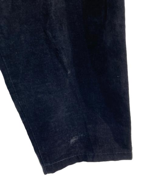 COMOLI（コモリ）COMOLI (コモリ) 別珍ドローストリングパンツ　19AW　Q03-03003 ブラック サイズ:1の古着・服飾アイテム