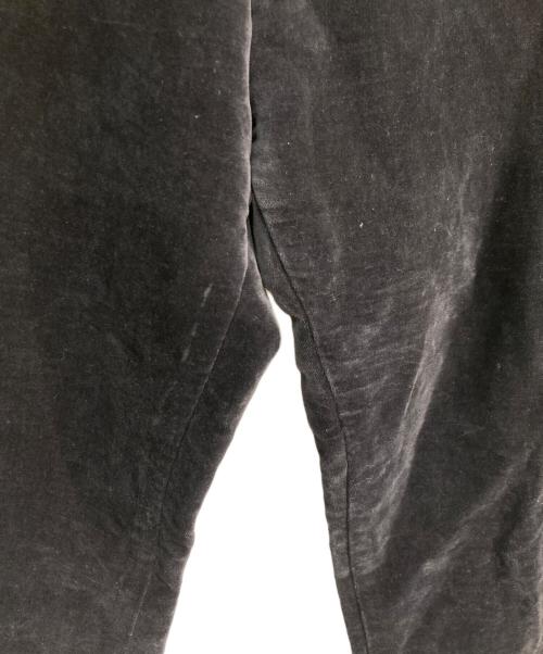 COMOLI（コモリ）COMOLI (コモリ) 別珍ドローストリングパンツ　19AW　Q03-03003 ブラック サイズ:1の古着・服飾アイテム