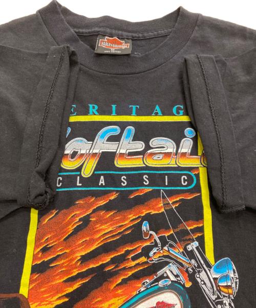HARLEY-DAVIDSON（ハーレーダビッドソン）HARLEY-DAVIDSON (ハーレーダビッドソン) 90’SプリントTシャツ ブラック サイズ:Mの古着・服飾アイテム