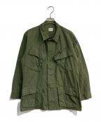 US ARMYユーエスアーミー）の古着「60’Sジャングルファティーグ ジャケット　DSA100-69-C-1161 MACSHORE CLASSICS社 69年製　8405-935-4704」｜グリーン