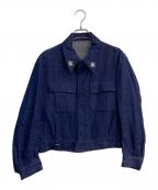 MARINA MILITAREマリーナミリターレ）の古着「イタリア軍バトルドレスジャケット  ITALIAN ARMY」｜インディゴ