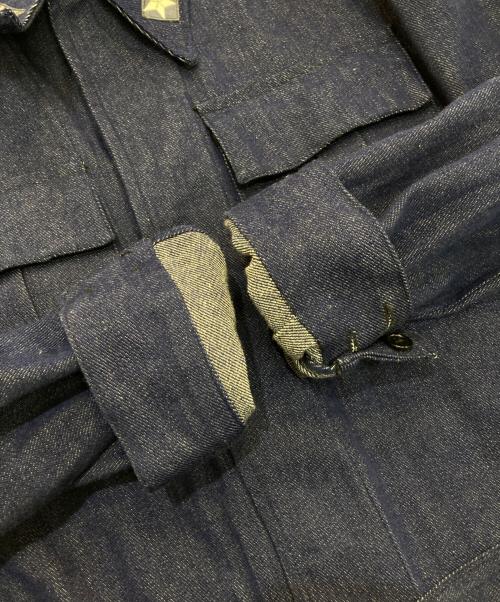 MARINA MILITARE（マリーナミリターレ）MARINA MILITARE (マリーナミリターレ) イタリア軍バトルドレスジャケット  ITALIAN ARMY インディゴ サイズ:50の古着・服飾アイテム