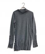 LIMI feuリミフゥ）の古着「ニットワンピース　LX-K98-163」｜グレー