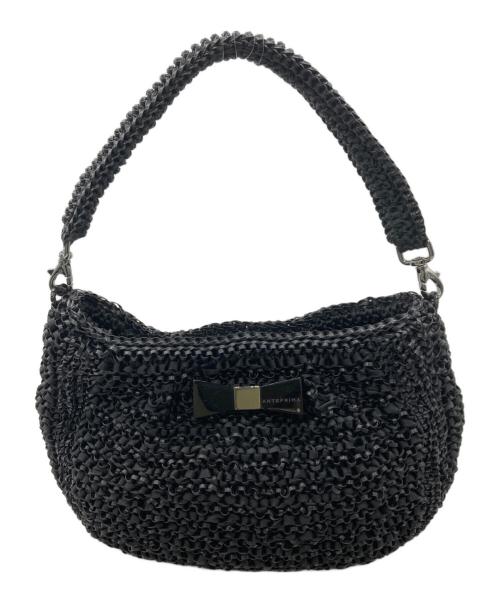 ANTEPRIMA（アンテプリマ）ANTEPRIMA (アンテプリマ) クリスタッロフィオッコ バッグ ブラックの古着・服飾アイテム