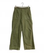 THE SHINZONEザ シンゾーン）の古着「WASHED BAKER PANTS　( ウォッシュド ベイカーパンツ )」｜グリーン