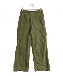 THE SHINZONE（ザ シンゾーン）の古着「WASHED BAKER PANTS　( ウォッシュド ベイカーパンツ )」｜グリーン