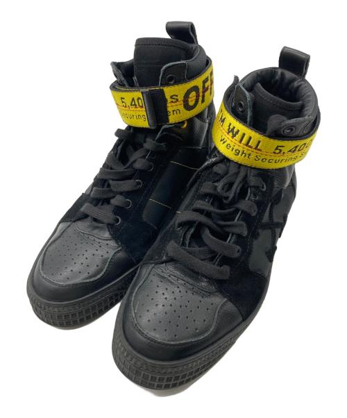 OFFWHITE（オフホワイト）OFFWHITE (オフホワイト) NIKE (ナイキ) INDUSTRIAL HI TOP ブラック サイズ:43の古着・服飾アイテム