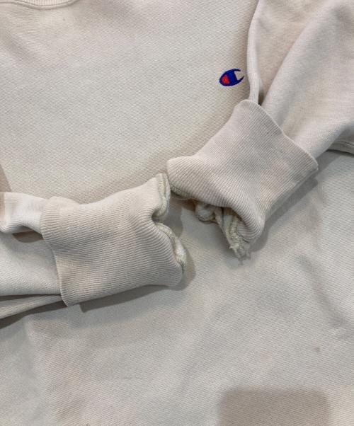Champion（チャンピオン）Champion (チャンピオン) リバースウィーブスウェット　90'S 刺繍タグ USA製 ベージュ サイズ:XLの古着・服飾アイテム