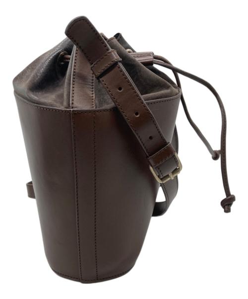 A.P.C.（アーペーセー）A.P.C. (アーペーセー) バケツショルダーバッグ ブラウンの古着・服飾アイテム