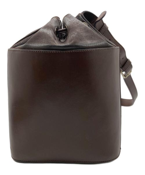A.P.C.（アーペーセー）A.P.C. (アーペーセー) バケツショルダーバッグ ブラウンの古着・服飾アイテム
