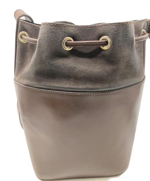 A.P.C.（アーペーセー）A.P.C. (アーペーセー) バケツショルダーバッグ ブラウンの古着・服飾アイテム