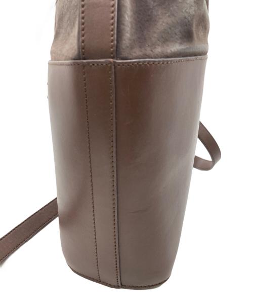 A.P.C.（アーペーセー）A.P.C. (アーペーセー) バケツショルダーバッグ ブラウンの古着・服飾アイテム