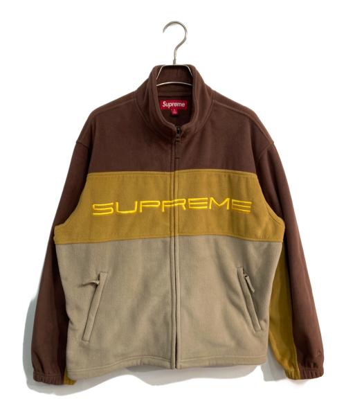 SUPREME（シュプリーム）Supreme (シュプリーム) Polartec Zip Jacket  FW23 ブラウン サイズ:Mの古着・服飾アイテム