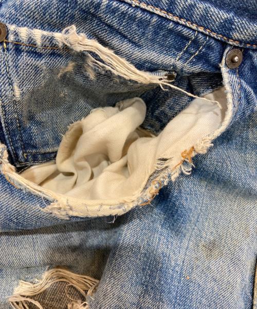 LEVI'S（リーバイス）LEVI'S (リーバイス) デニムパンツ　ボタン裏6 足長R 並行 ビッグE インディゴ サイズ:不明の古着・服飾アイテム