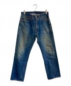LEVI'Sリーバイス）の古着「501デニムパンツ　ボタン裏6　 スレキスタンプ　 70’S　ビッグE 　最終期」｜インディゴ