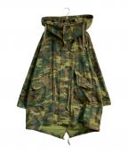 HERILLヘリル）の古着「ダック1951パーカー　22-020-HL-8010-3」｜カーキ