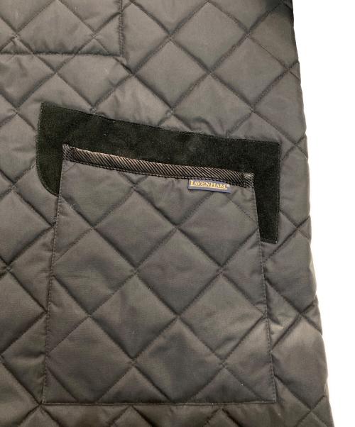 LAVENHAM（ラベンハム）LAVENHAM (ラベンハム) COMOLI (コモリ) キルティングコート　	19AW 　LVH-19A-101 ブラック サイズ:36の古着・服飾アイテム