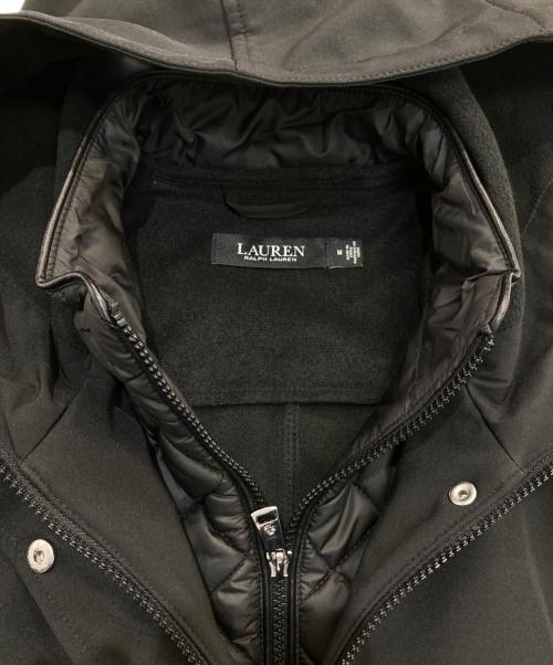 LAUREN RALPH LAUREN（ローレンラルフローレン）LAUREN RALPH LAUREN (ローレンラルフローレン) フーデッドコート ブラック サイズ:Mの古着・服飾アイテム